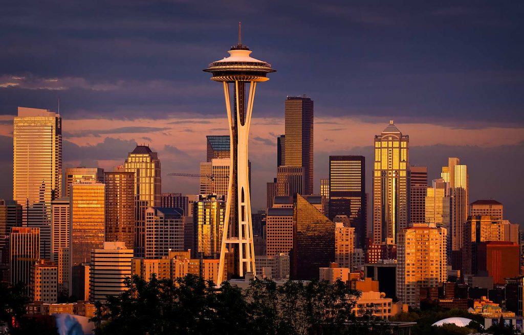 Seattle Skyline by Matthew Gore